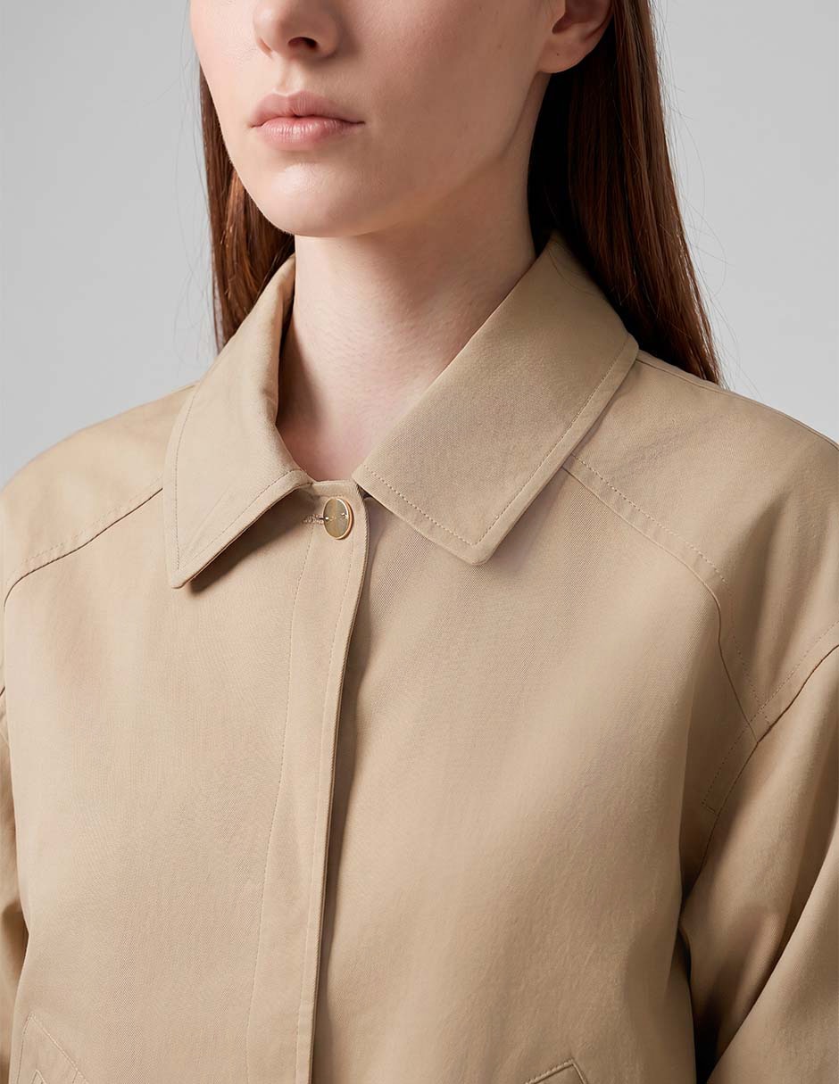 Gabardina con bolsillos para mujer 3