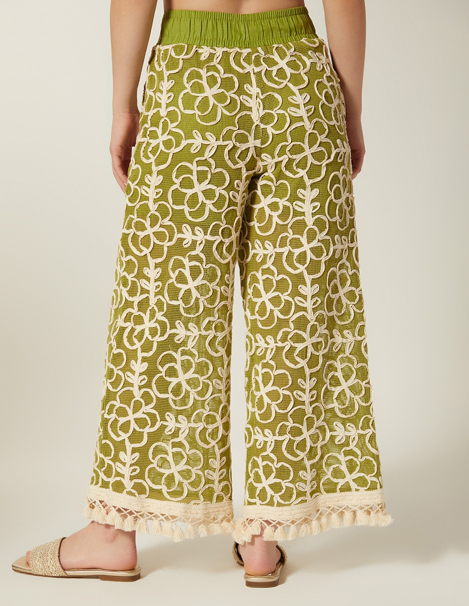 Pantalón capri Puerto de Gante relajado para mujer 4