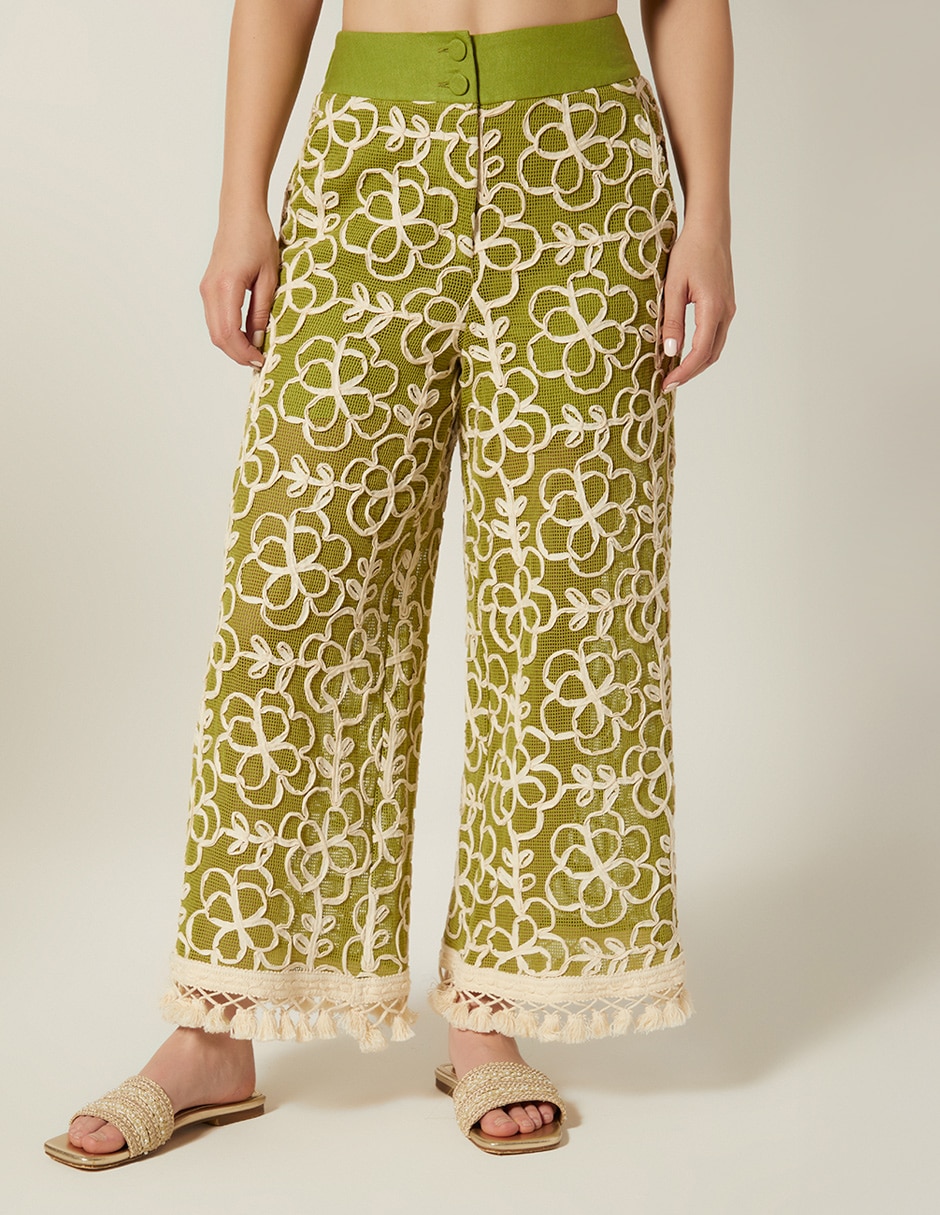 Pantalón capri Puerto de Gante relajado para mujer Pantalón capri Puerto de Gante relajado para mujer
