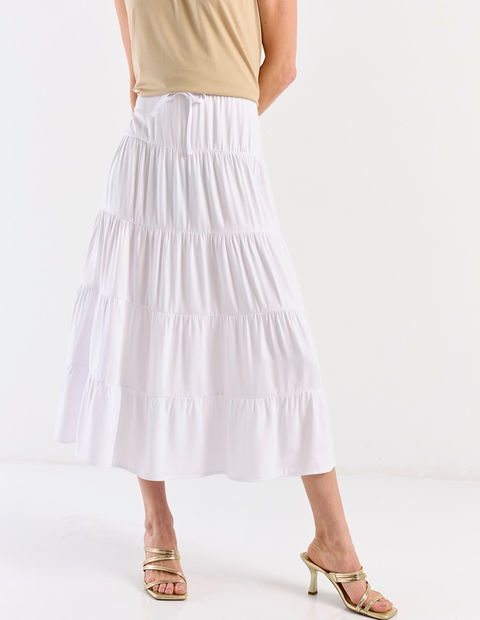 Falda crop a la cintura