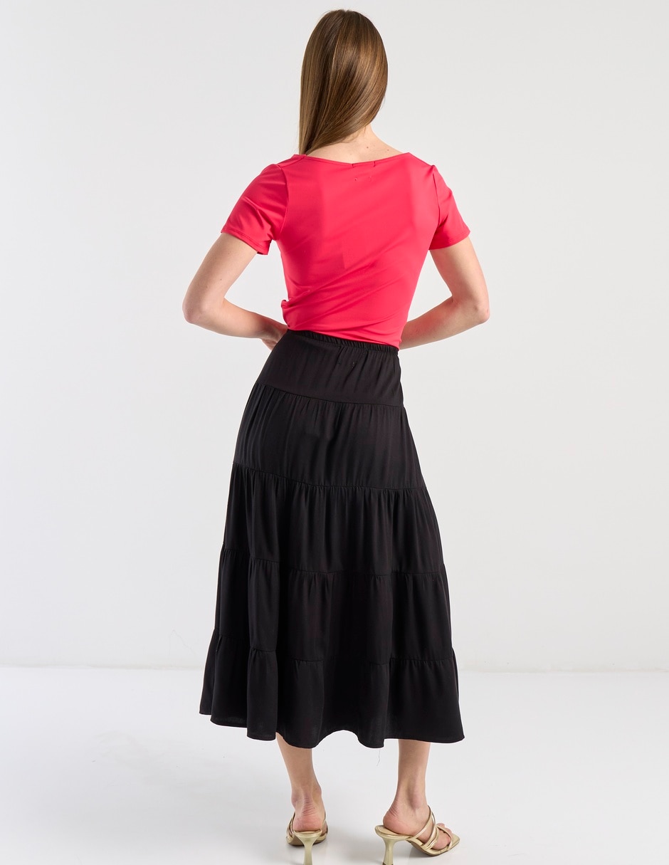 Falda crop a la cintura 6