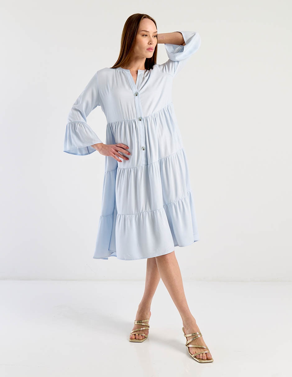 Vestido 3/4 casual para mujer 7