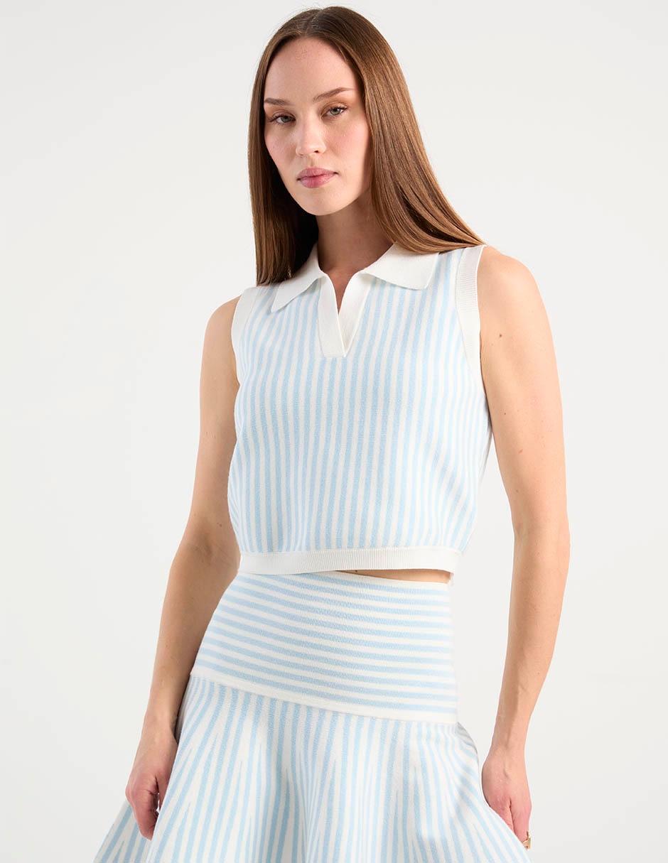 Top escote v
