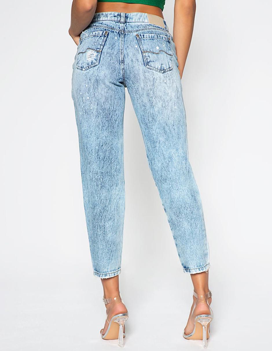 Jeans capri boyfriend santana para mujer