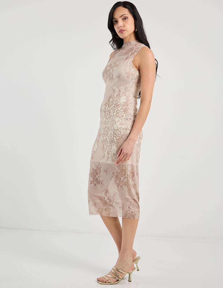 Vestido midi casual para mujer
