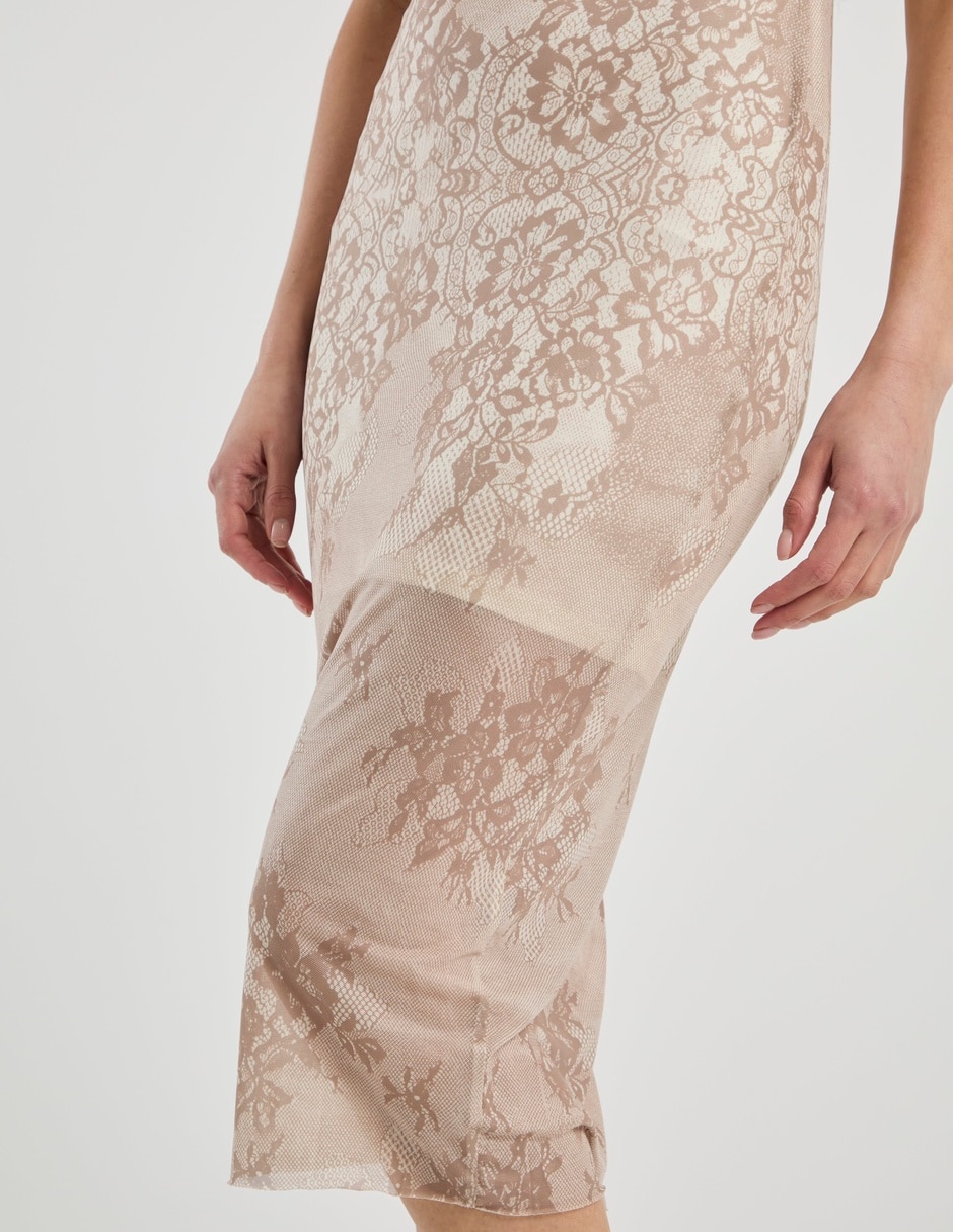 Vestido midi casual para mujer