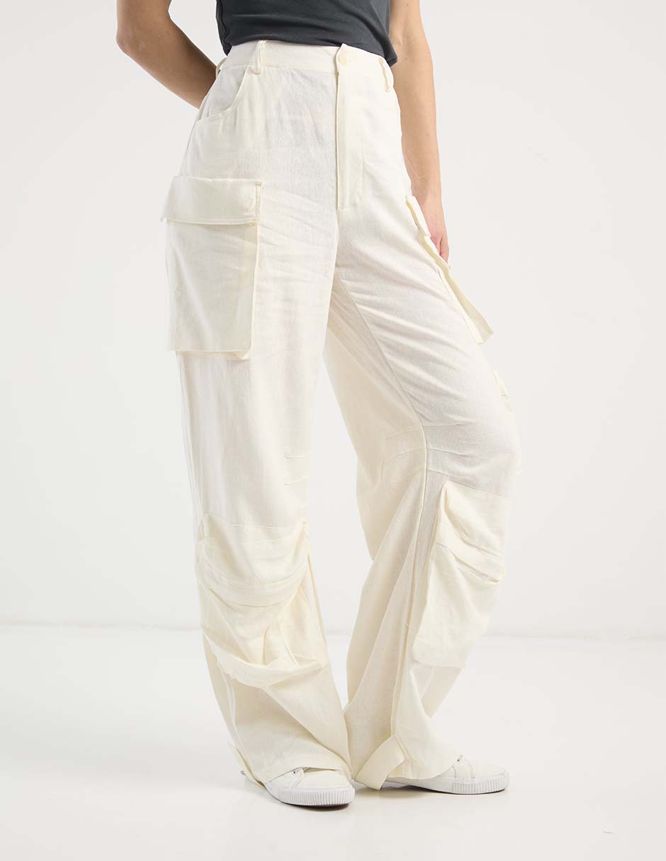 Pantalón cargo relaxed para mujer