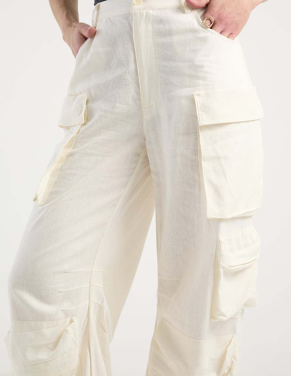 Pantalón cargo relaxed para mujer 3