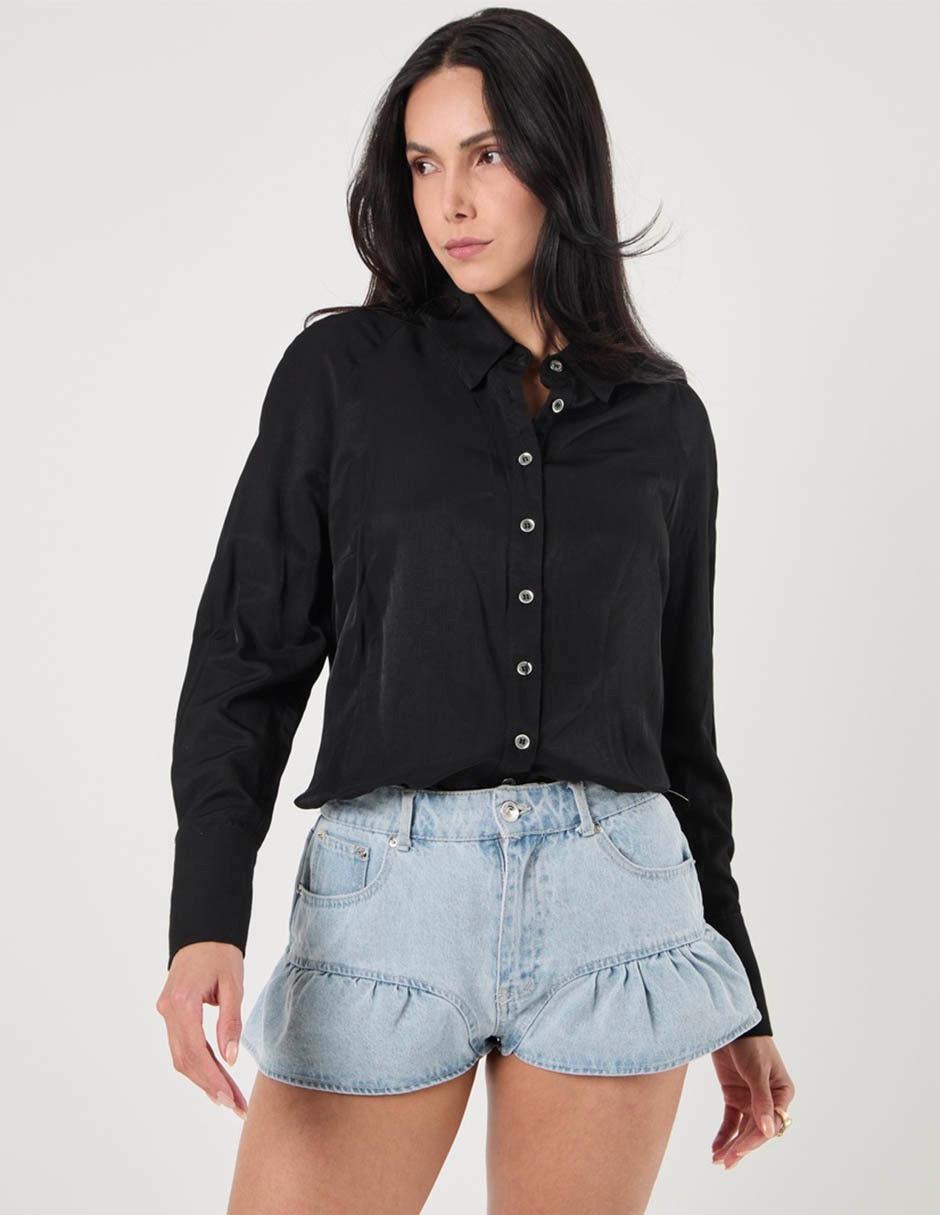 Short de mezclilla para mujer