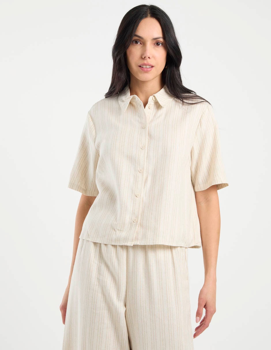 Blusa manga corta para mujer 7