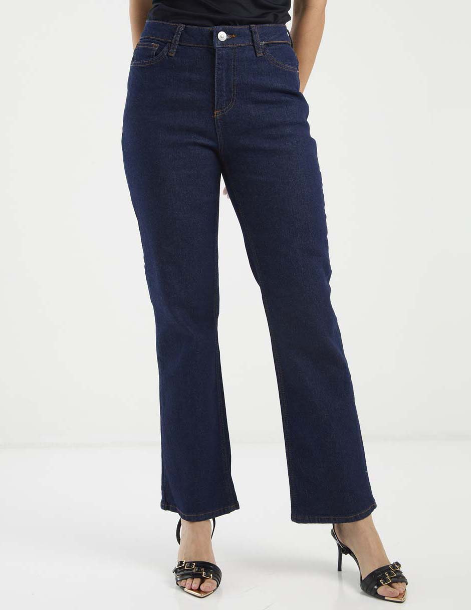 Jeans boot a la cintura para mujer 1