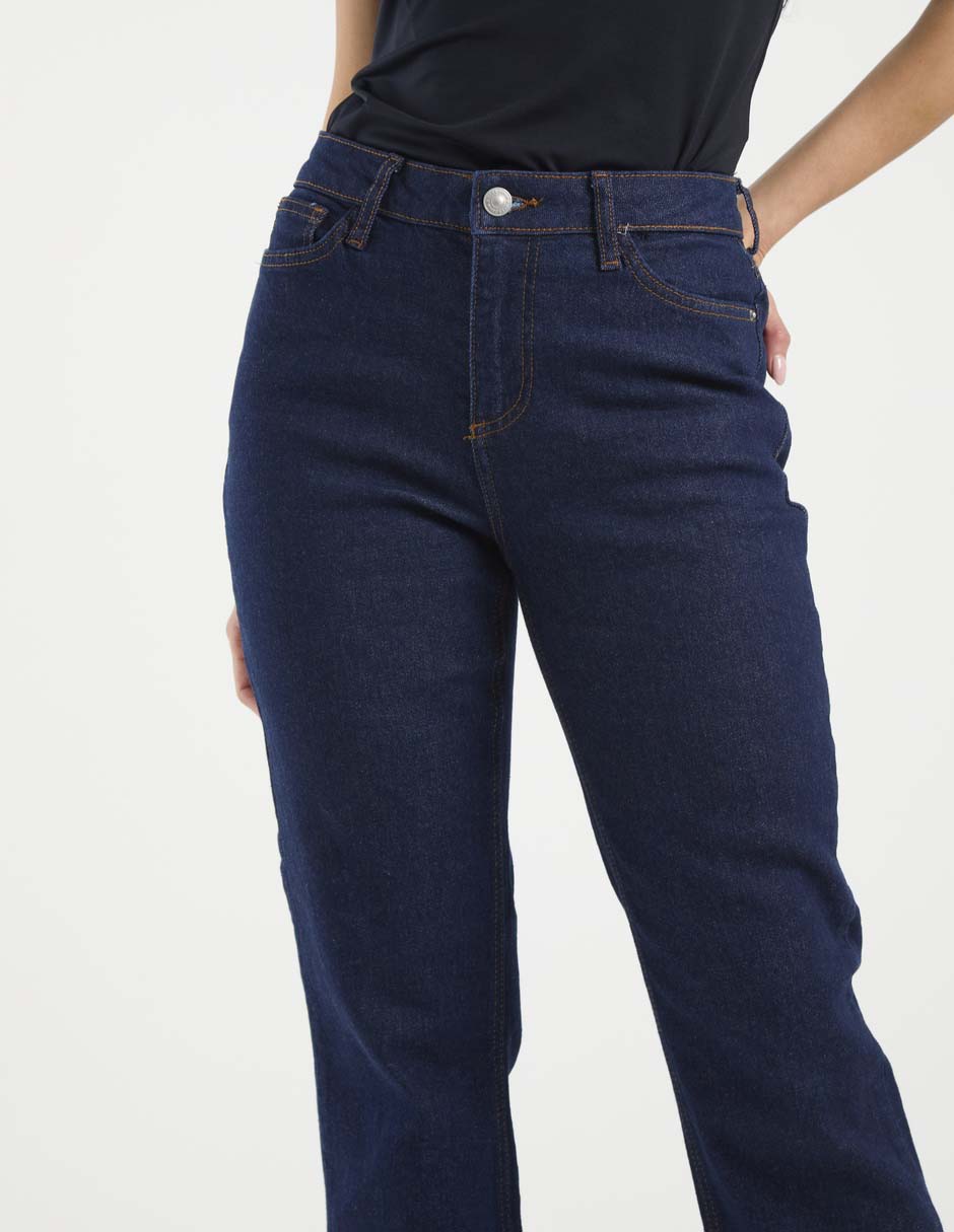Jeans boot a la cintura para mujer 9
