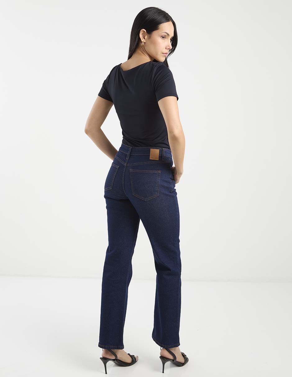 Jeans boot a la cintura para mujer 11