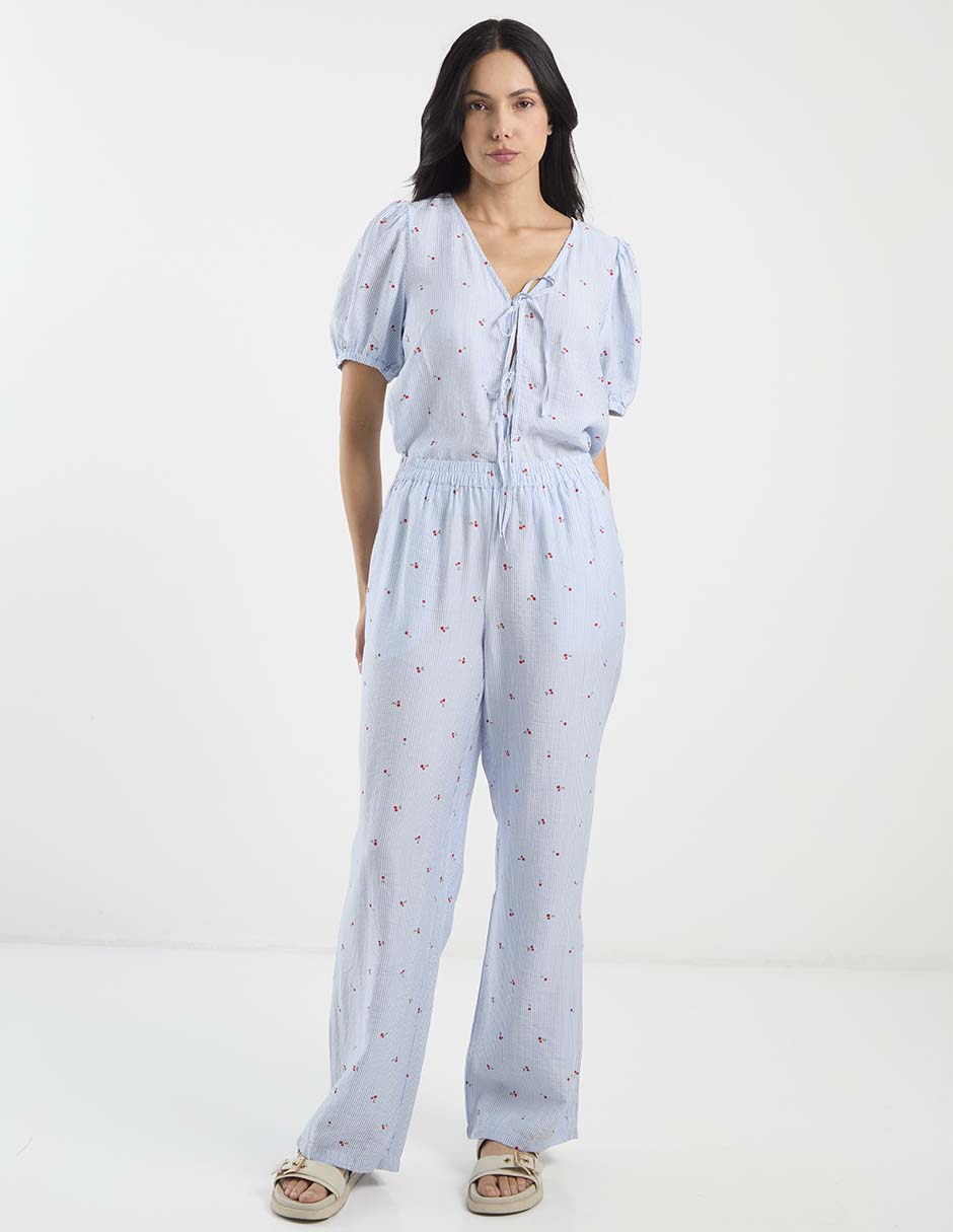 Blusa manga corta para mujer 9
