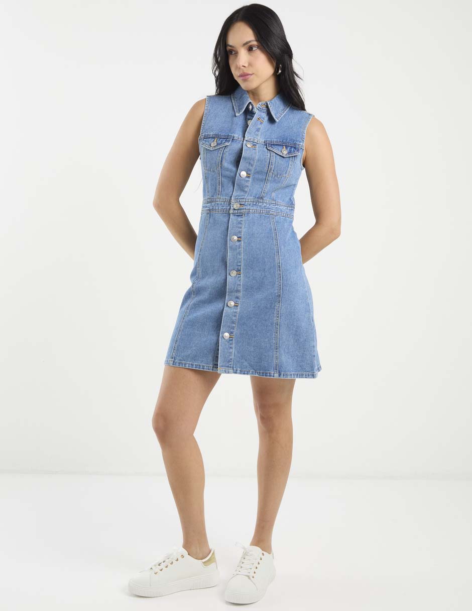 Vestido corto casual para mujer 8