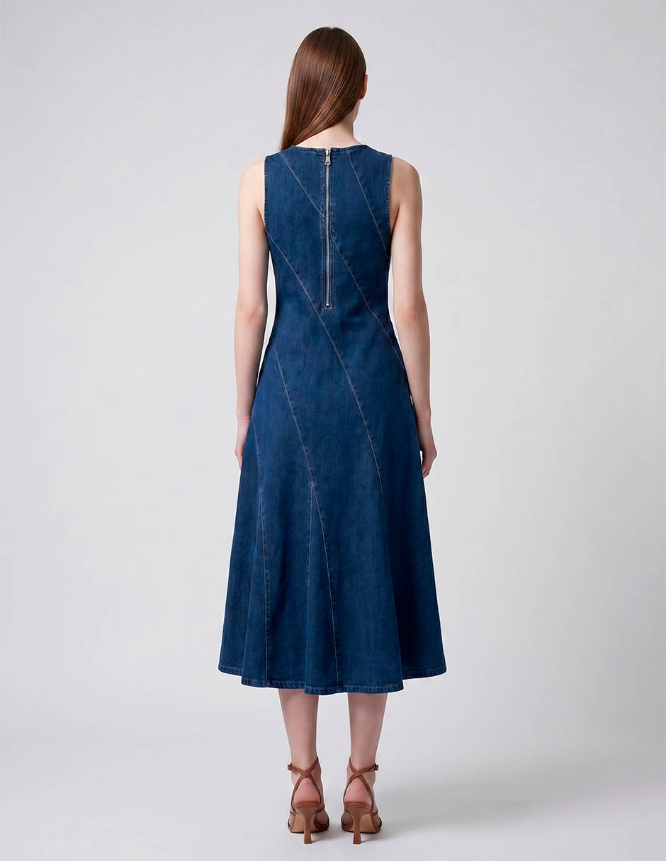 Vestido midi casual para mujer 2