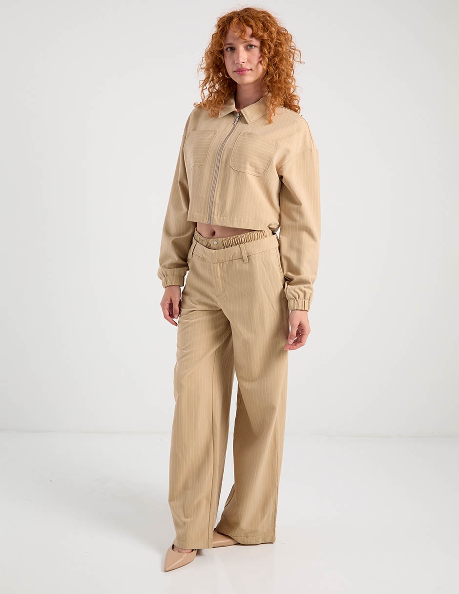 Pantalón relaxed hugo blue wide leg para mujer