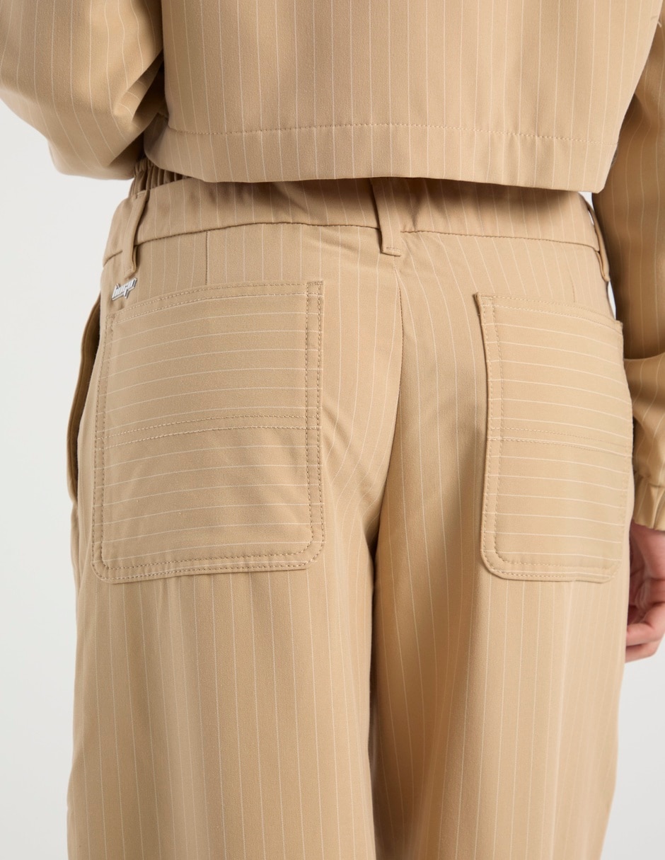 Pantalón relaxed hugo blue wide leg para mujer