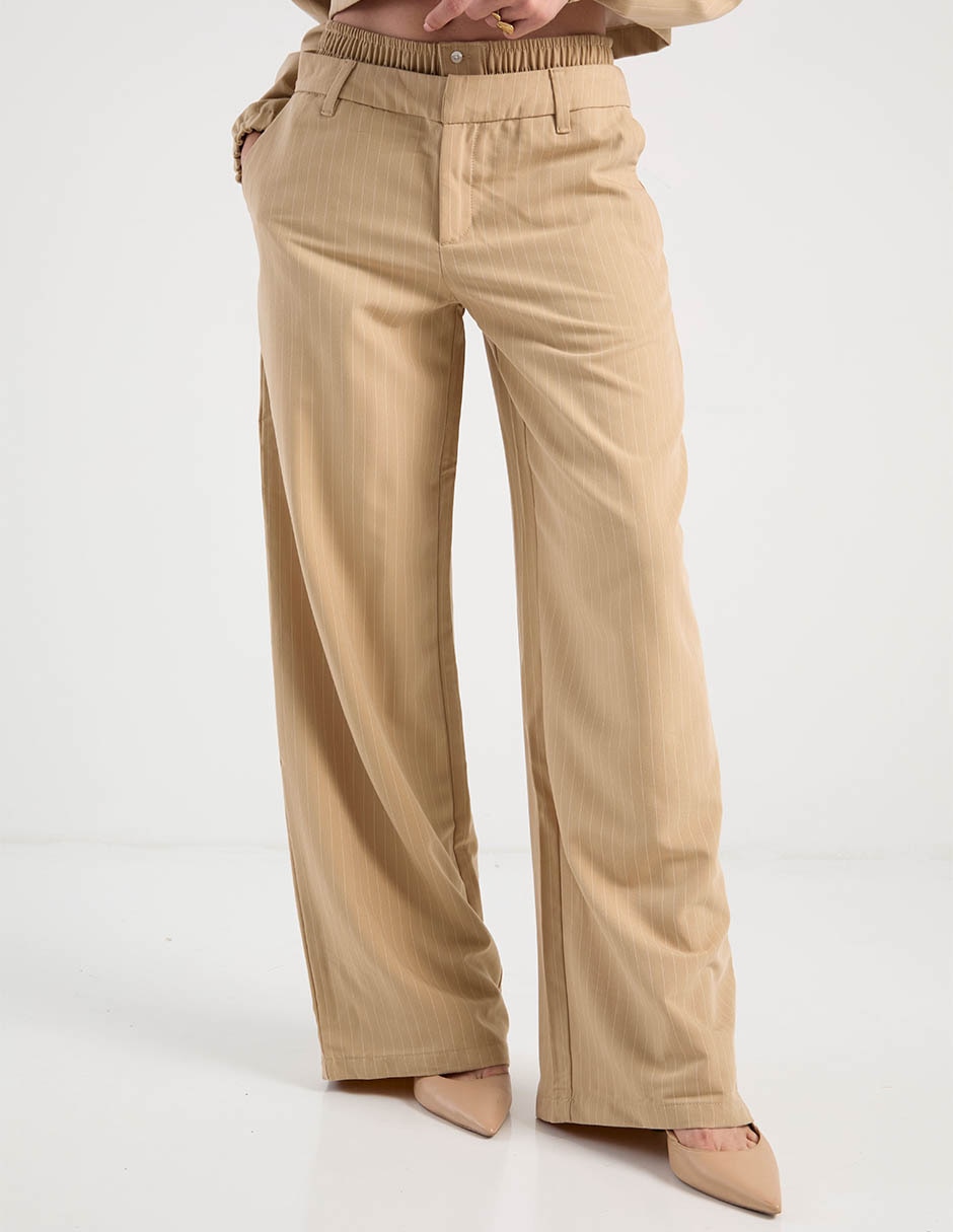 Pantalón relaxed hugo blue wide leg para mujer