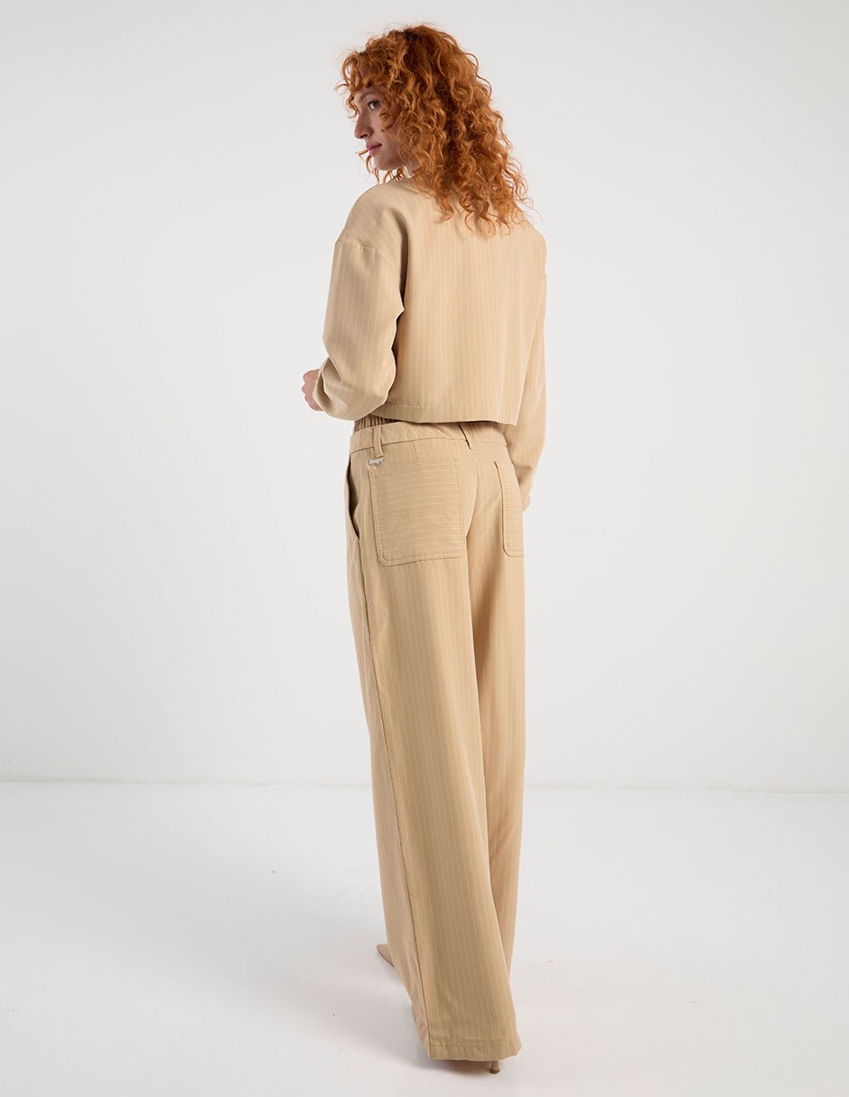 Pantalón relaxed wide leg para mujer 5
