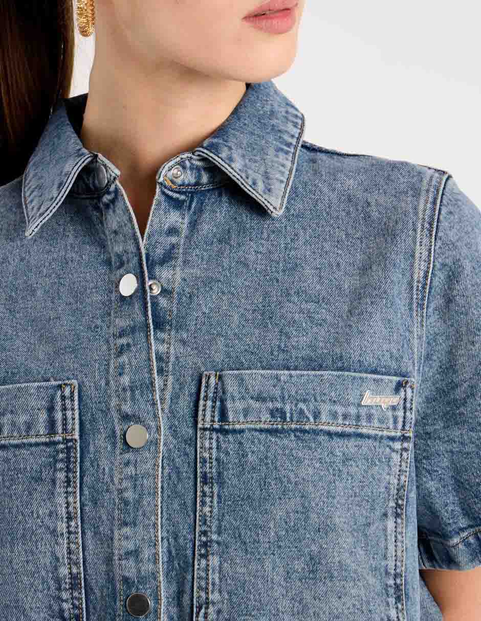 Vestido mini casual Hugo Blue para mujer