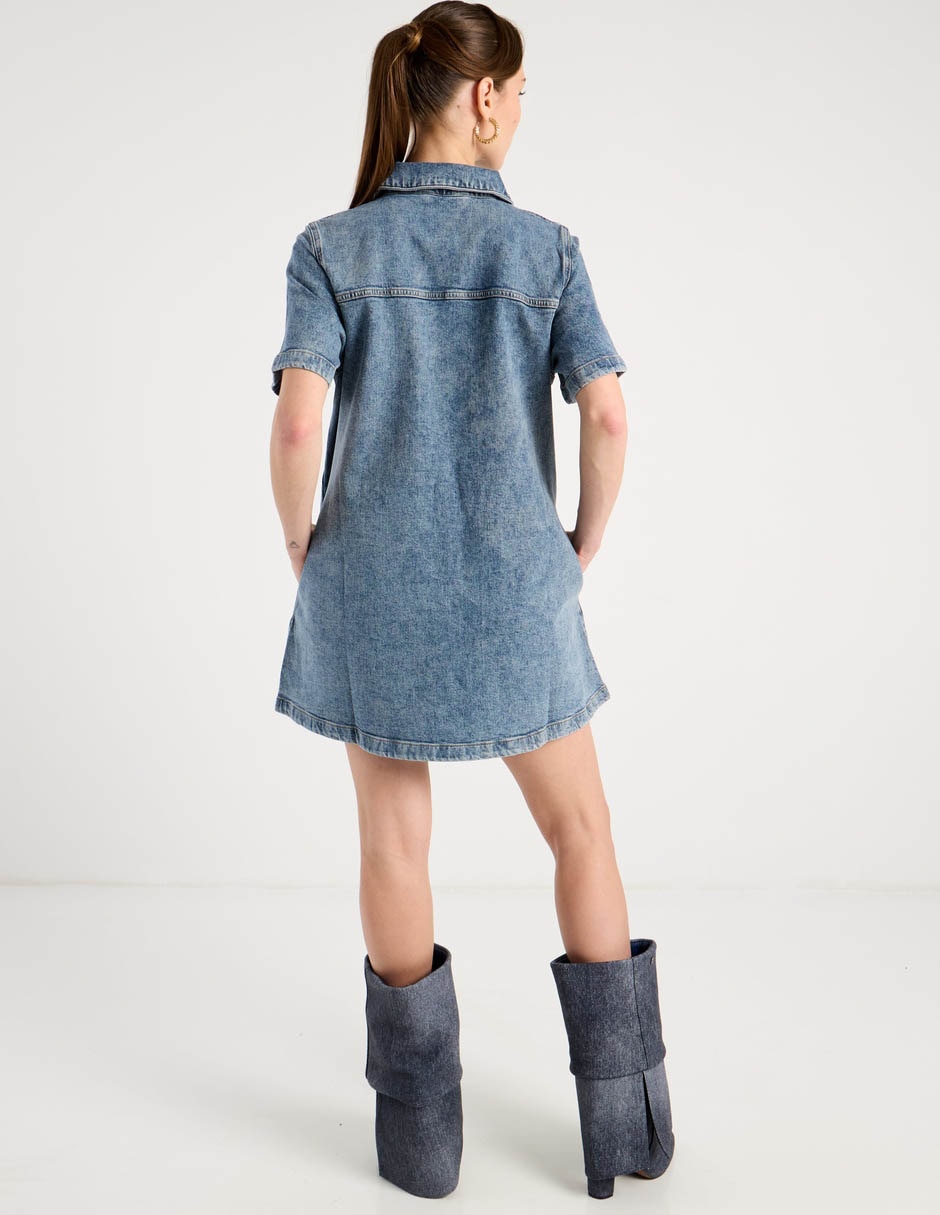 Vestido mini casual Hugo Blue para mujer