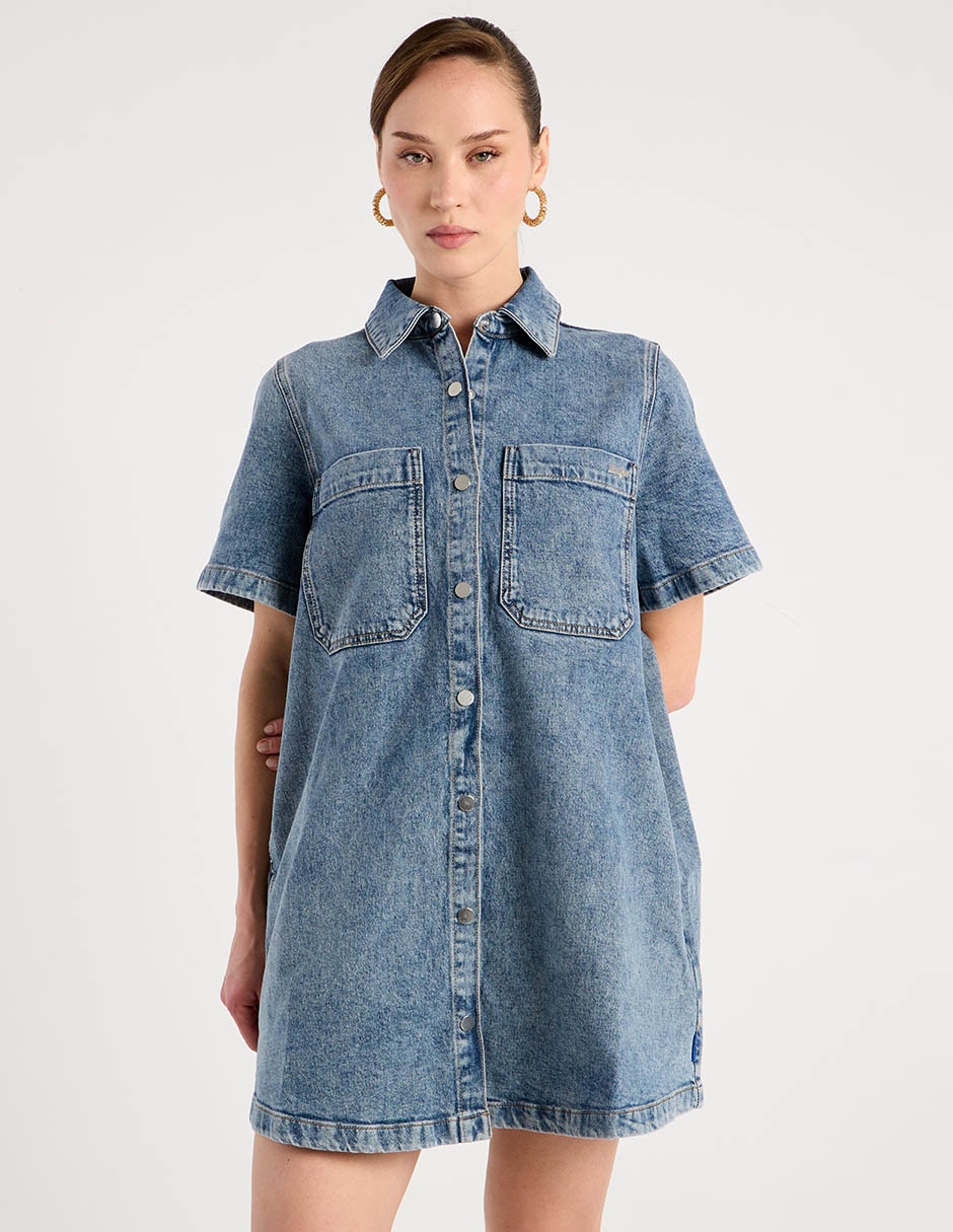 Vestido mini casual Hugo Blue para mujer
