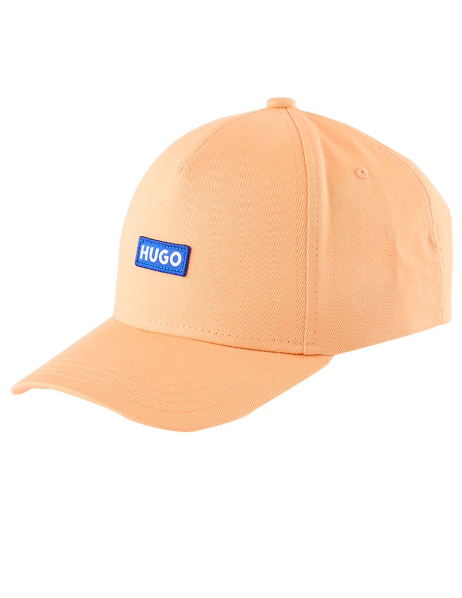 Gorra visera curva velcro casual hugo blue para hombre