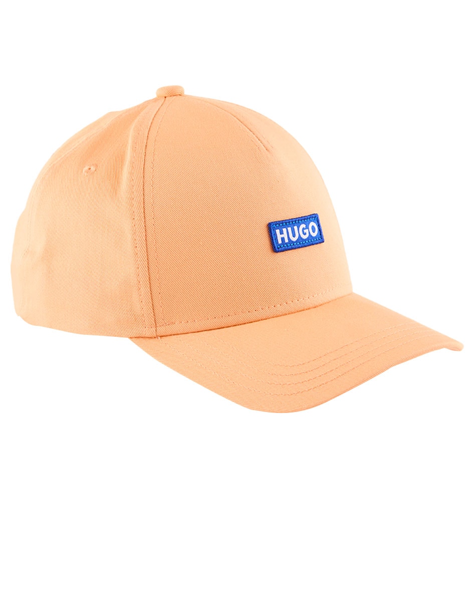 Gorra visera curva velcro casual hugo blue para hombre