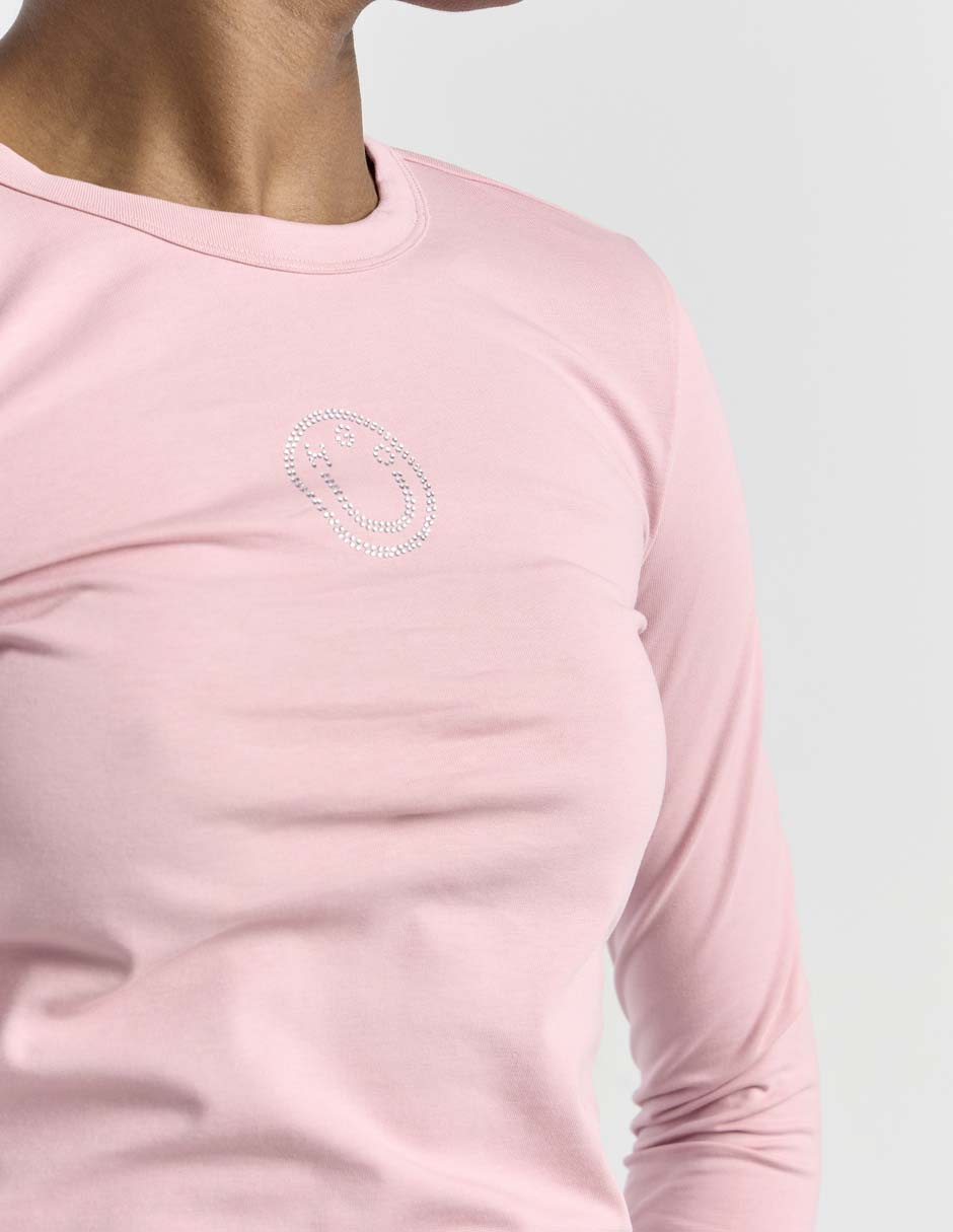 Top cuello redondo