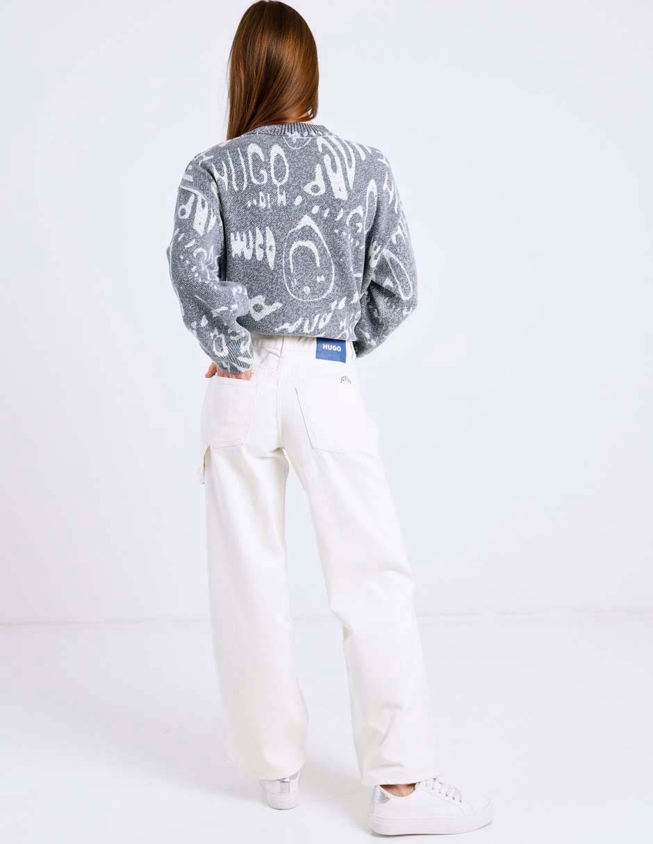Jeans amplio para mujer 10