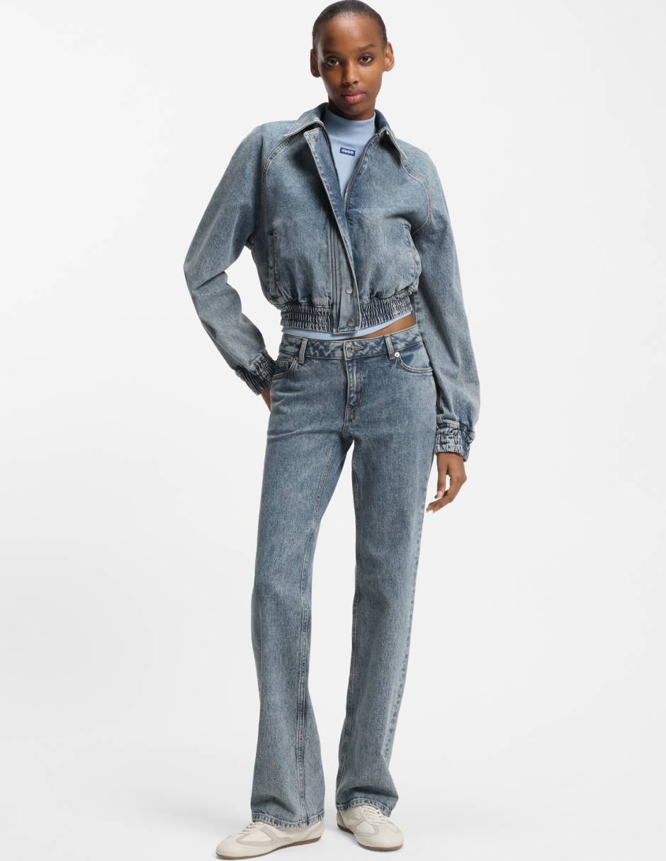 Jeans straight 50556538 gamera_b para mujer 3