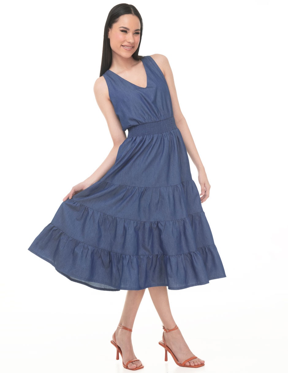 Vestido midi casual para mujer 1