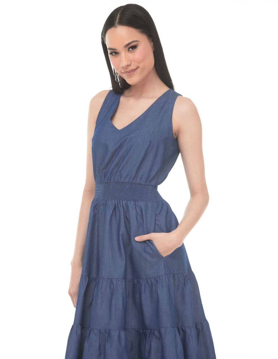 Vestido midi casual para mujer 6