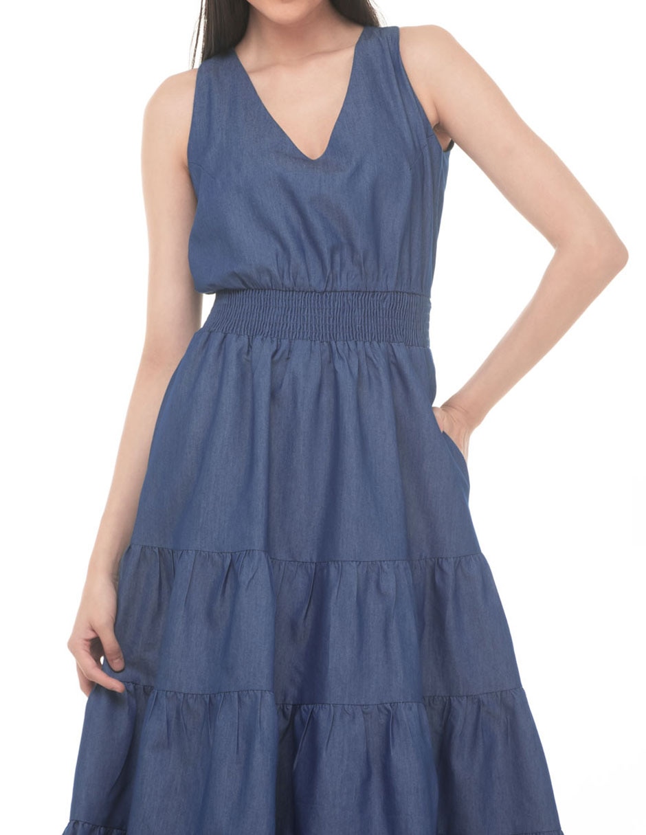 Vestido midi casual para mujer 7