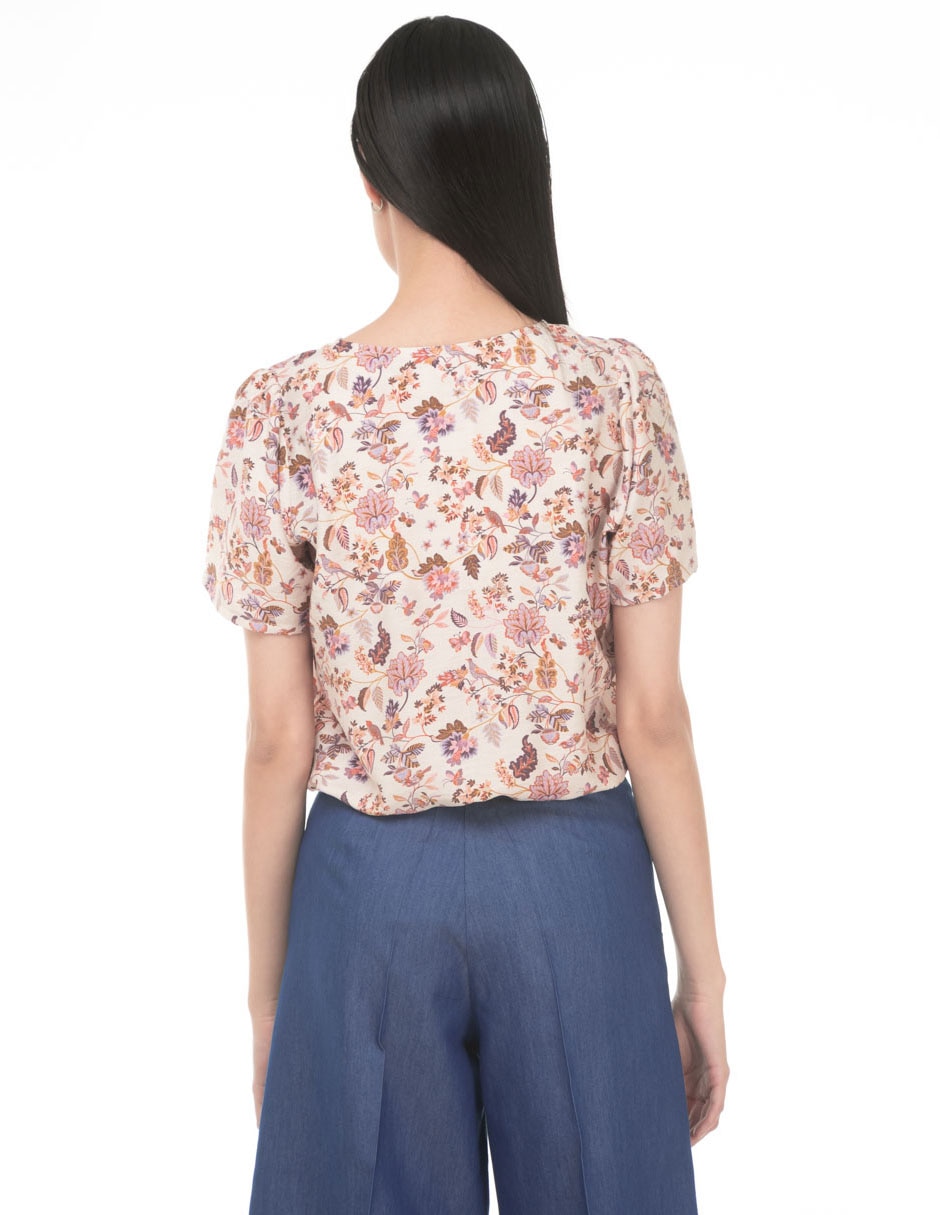 Blusa manga corta para mujer 5