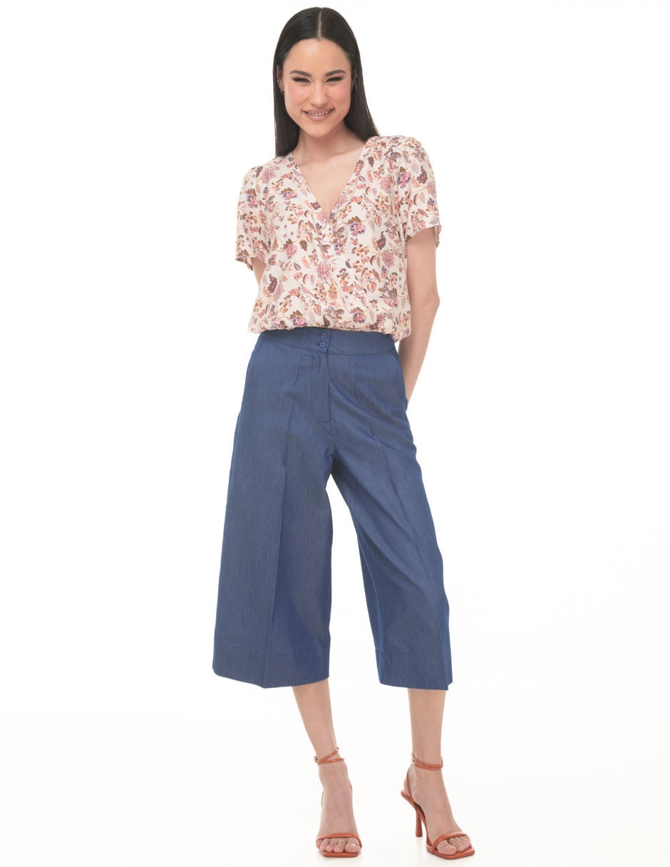 Blusa manga corta para mujer 6