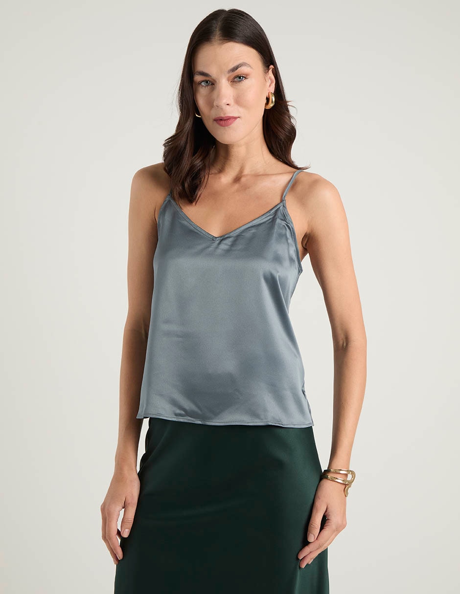 Blusa sin manga para mujer