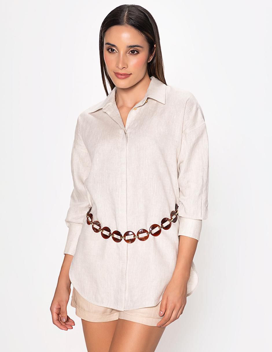 Blusa manga 3/4 para mujer