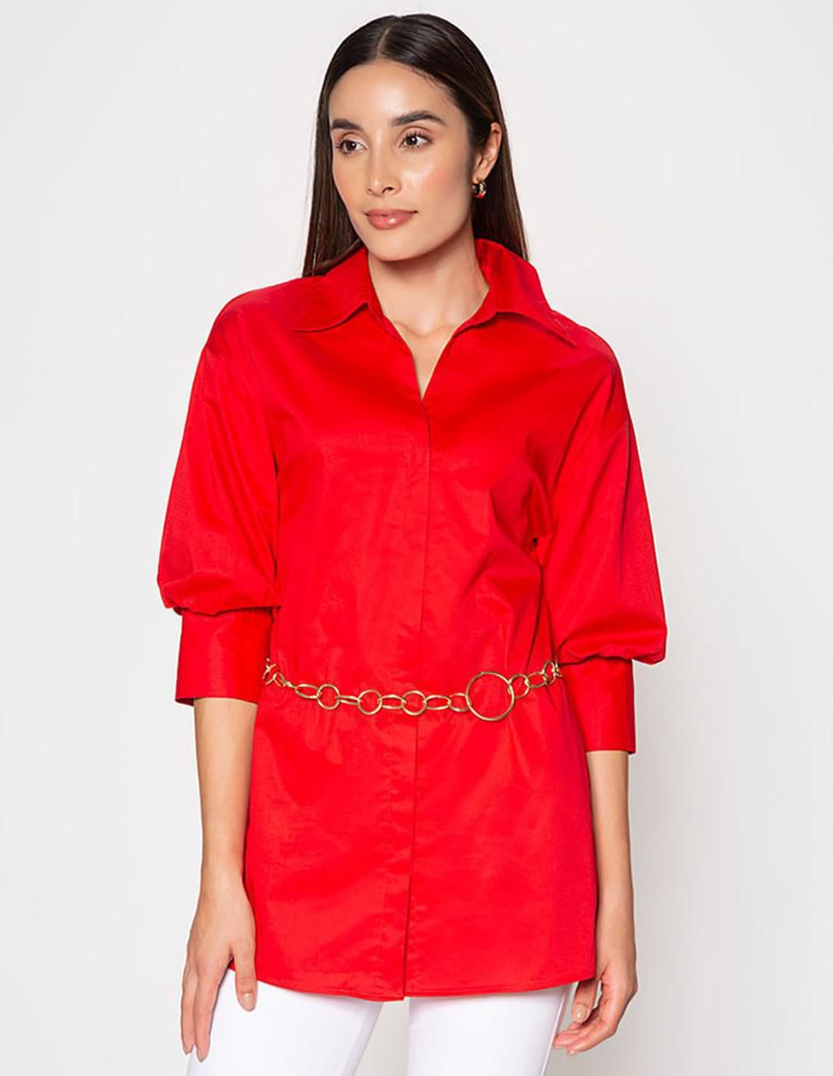 Blusa manga 3/4 para mujer