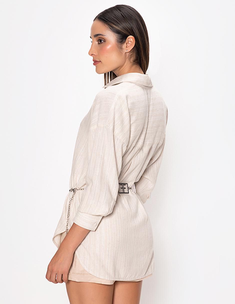 Blusa Sartorial manga 3/4 para mujer 4