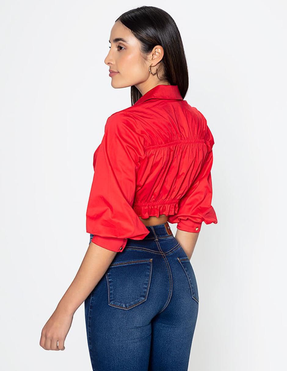 Top cuello camisero 4