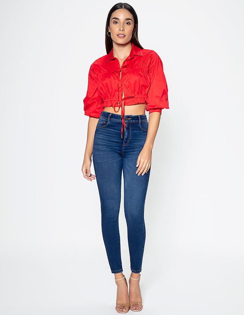 Top cuello camisero 3