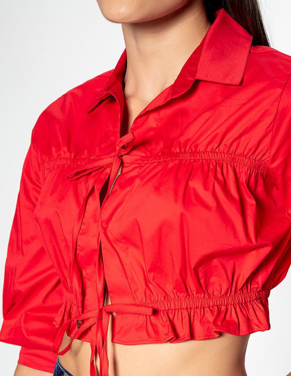 Top cuello camisero 2