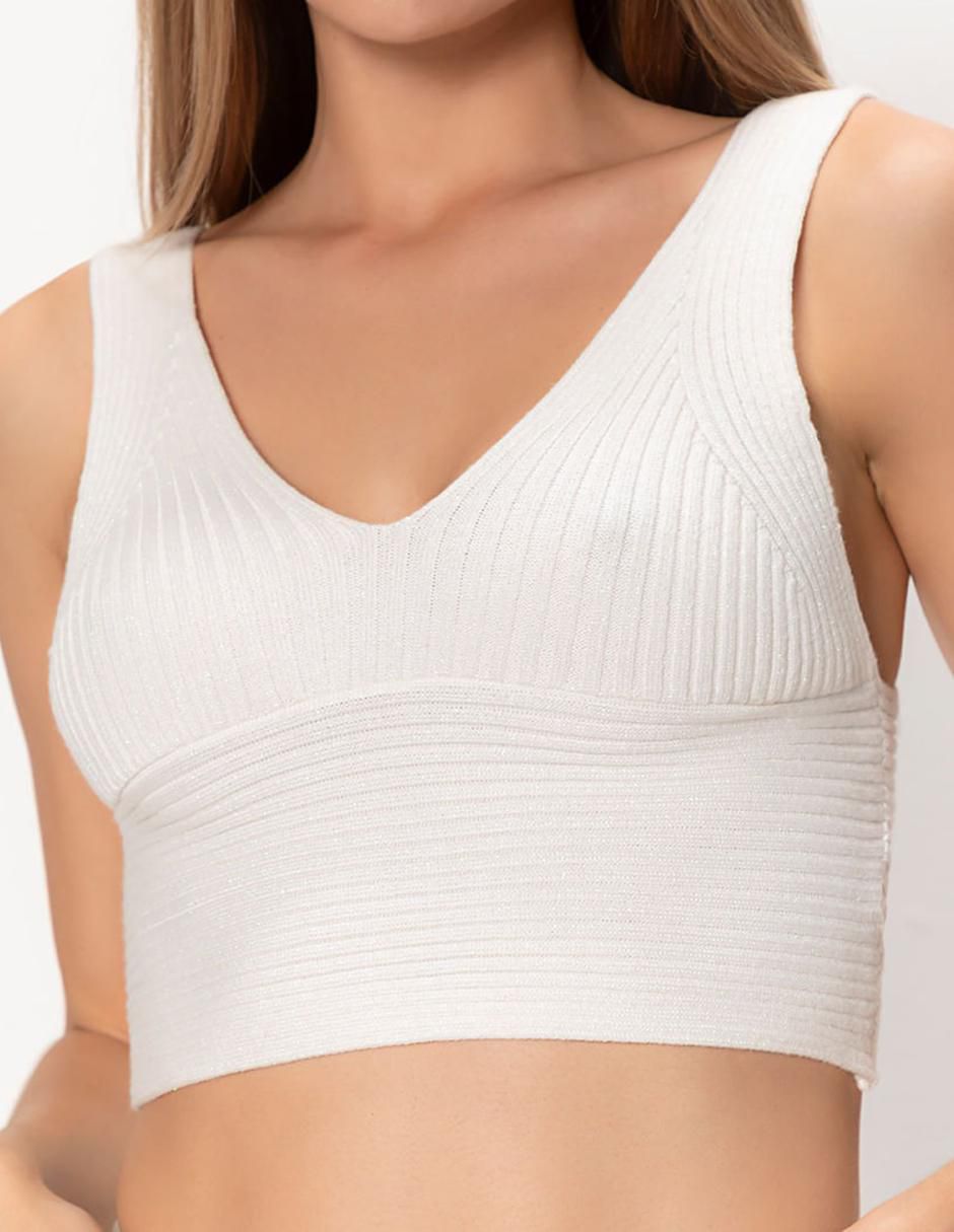 Top Studio F cuello v tirante ancho
