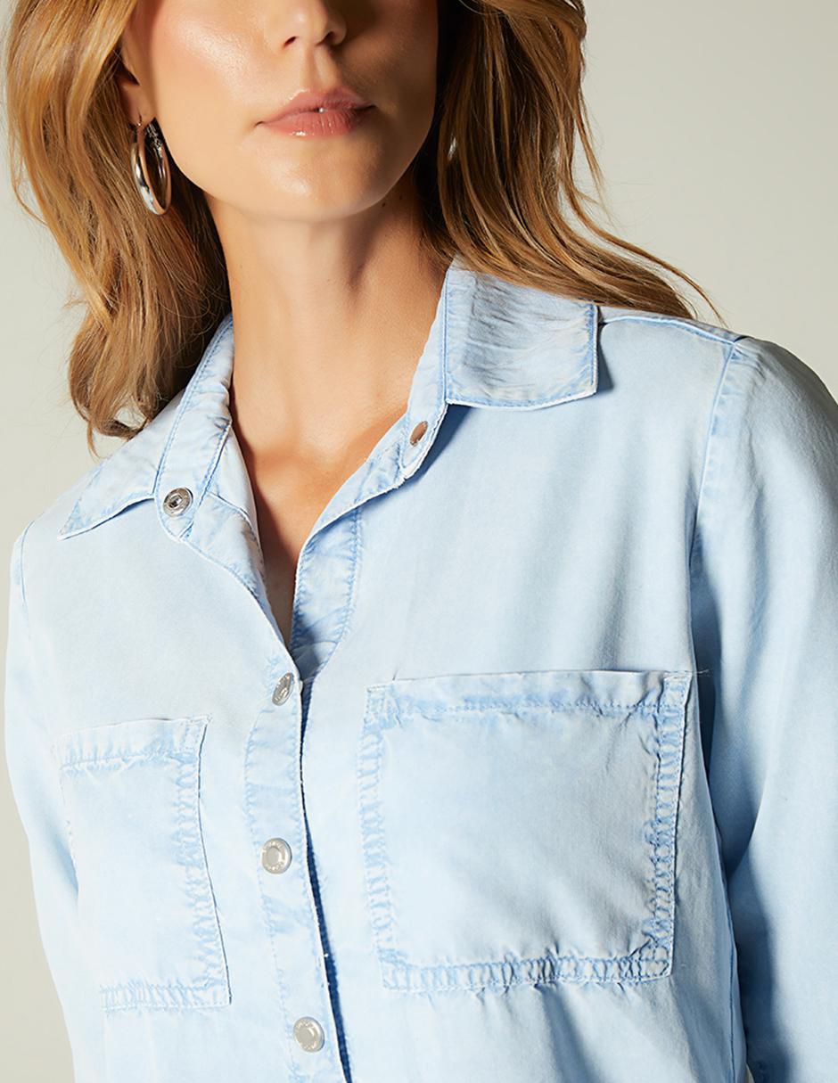 Blusa manga larga para mujer