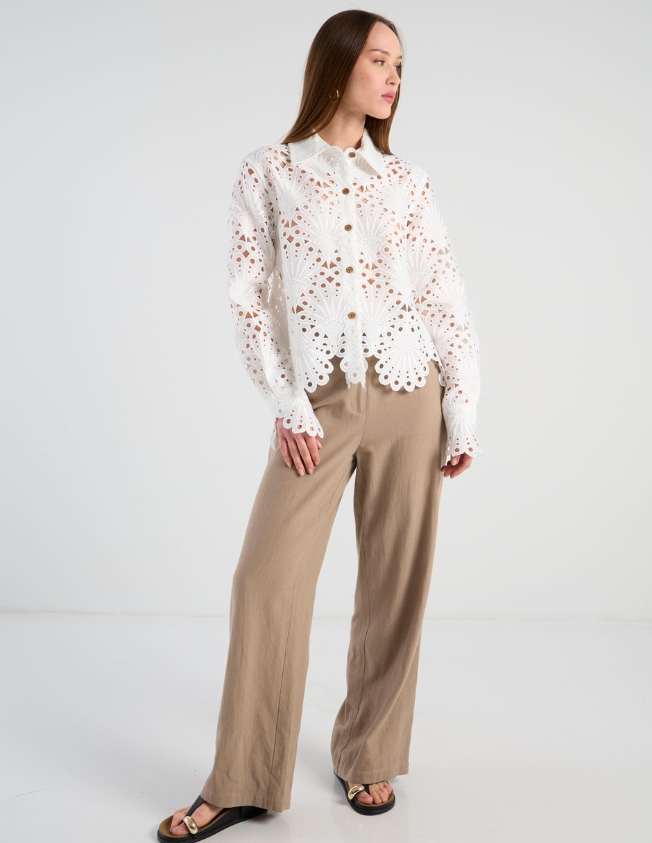 Blusa manga larga para mujer 3
