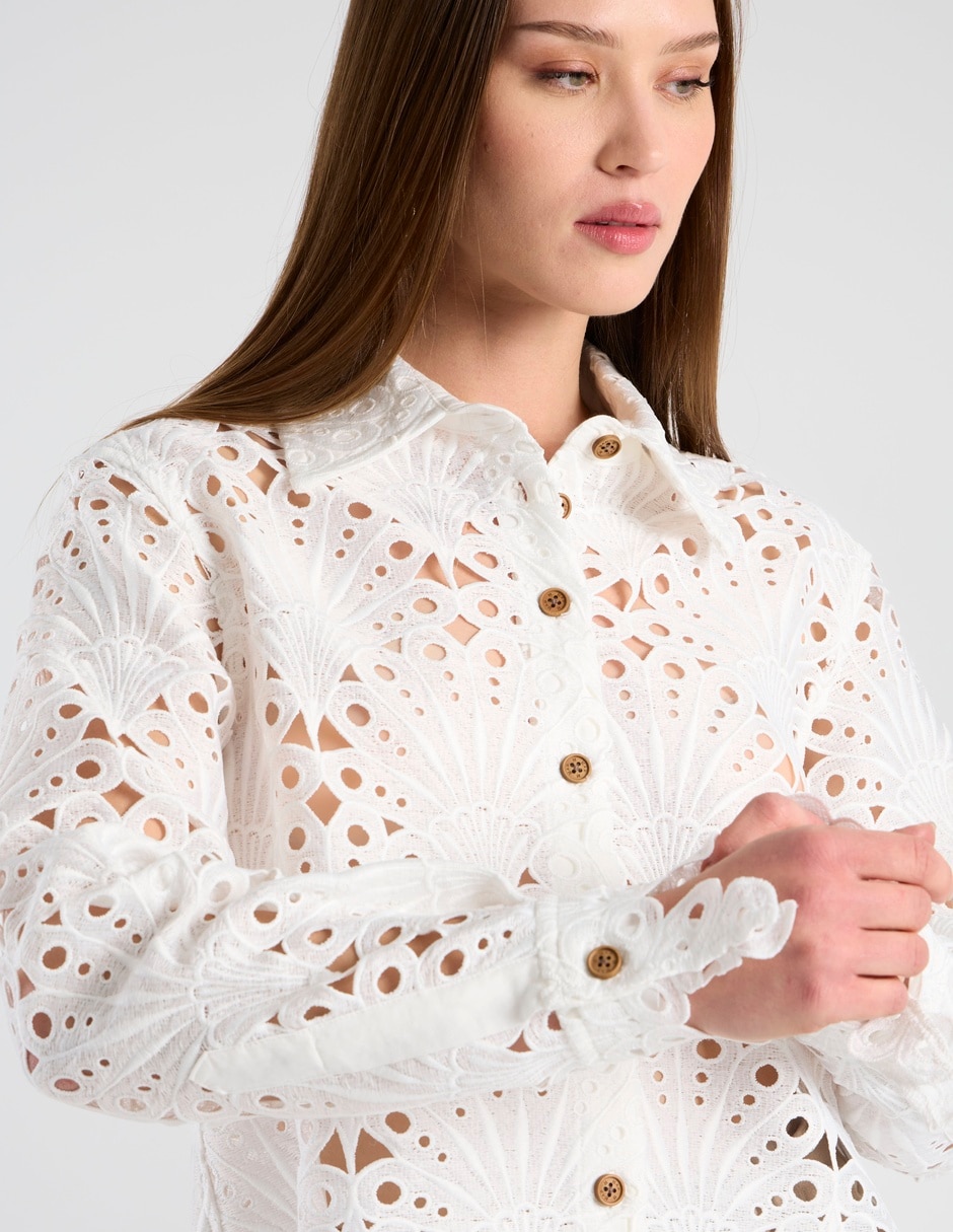 Blusa manga larga para mujer 4
