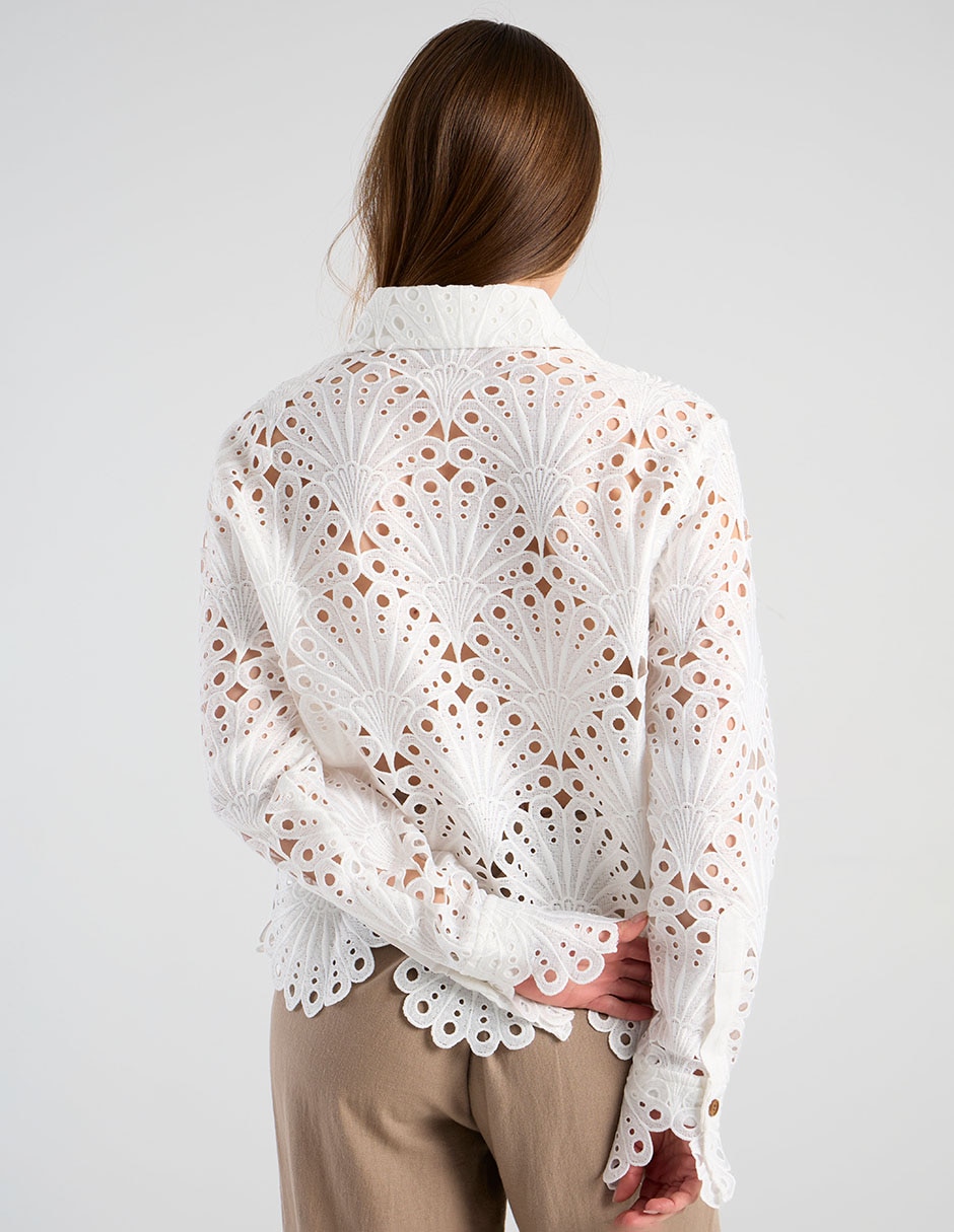 Blusa manga larga para mujer 6