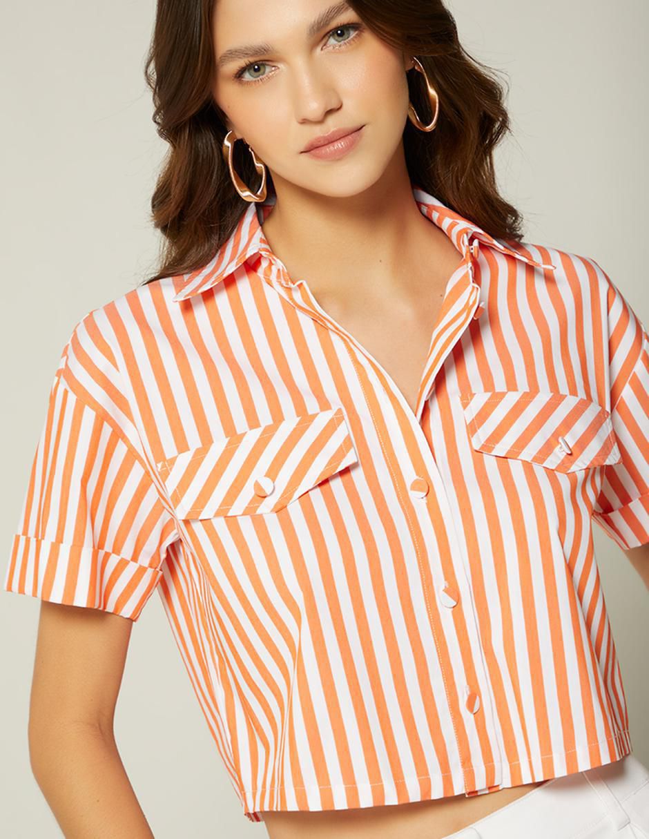 Top cuello camisero 1